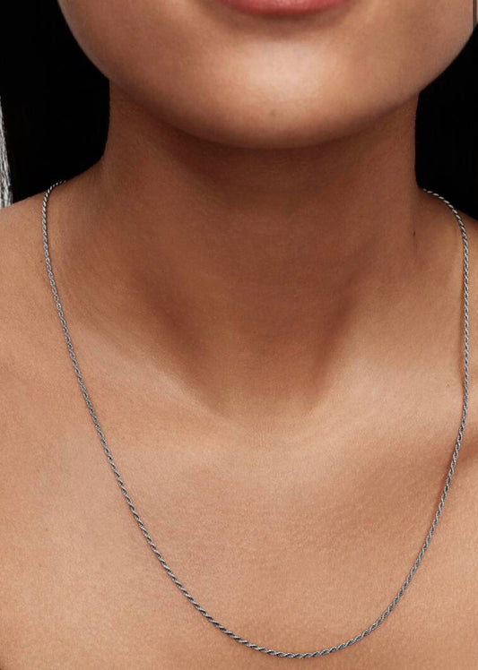 Collana Catenina Corda Intrecciata Pandora 394687C00