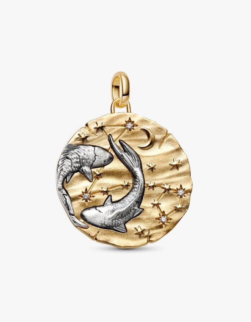 Charm Medallion XL Pesci "Memento Somniare" Pandora 765005C01