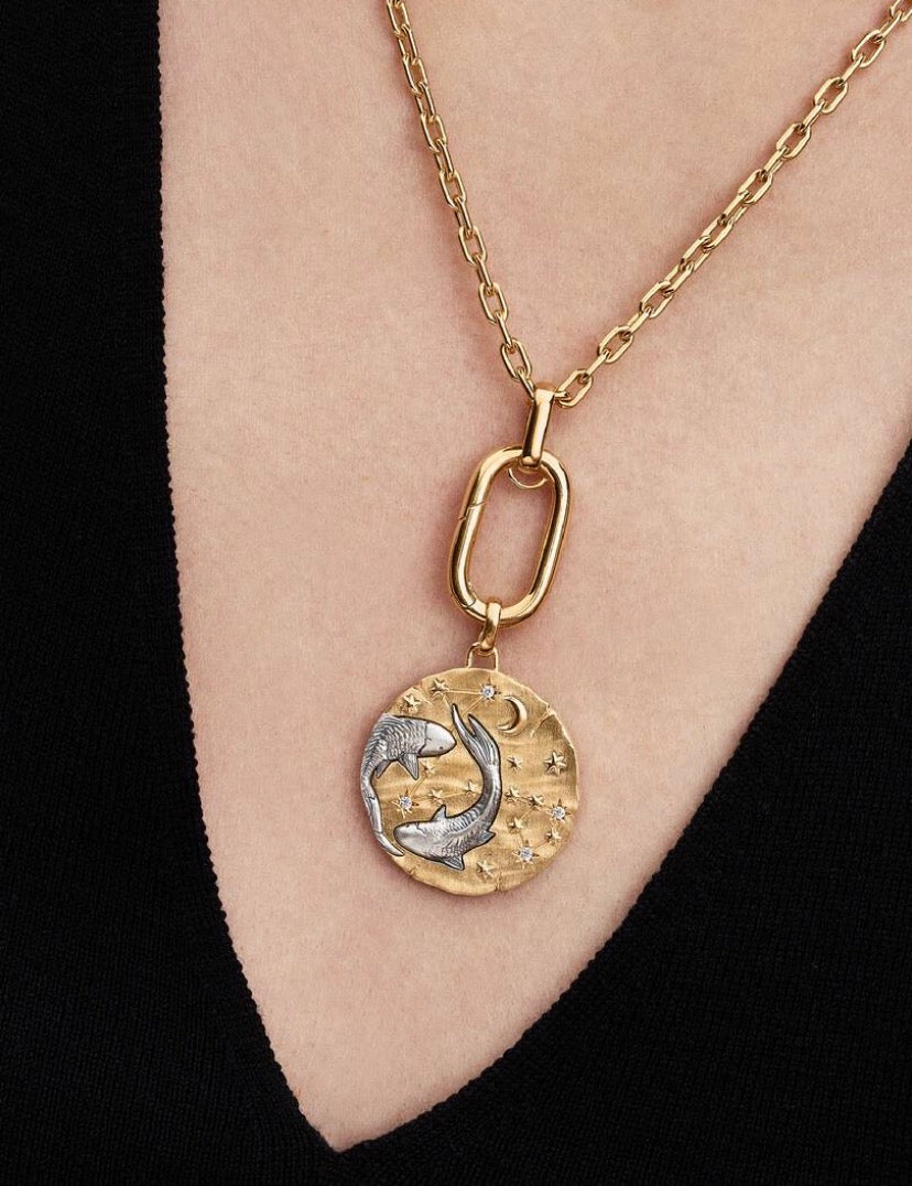 Charm Medallion XL Pesci "Memento Somniare" Pandora 765005C01
