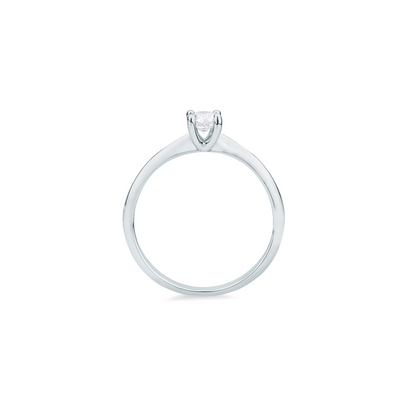 Anello Solitario con Diamante in Oro Bianco Mirco Visconti GM153/50