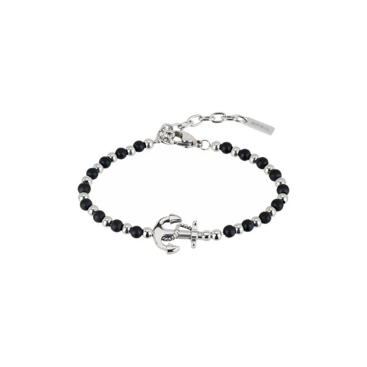 Bracciale in Acciaio e Onice Nera Breil TJ2407