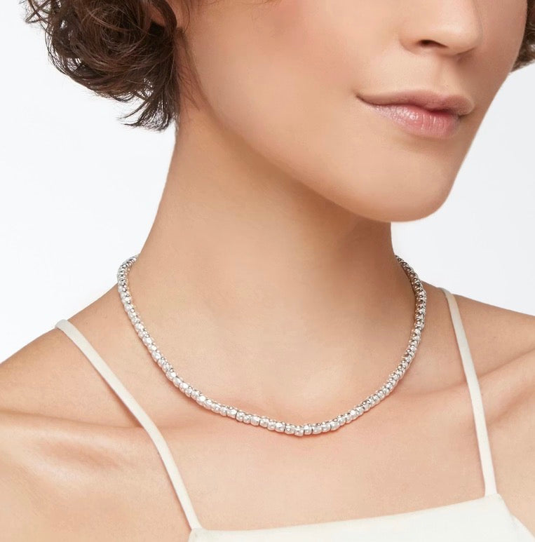 Granelli Necklace Silver 18 kt Yellow Gold Dodo DCB4001_GRANE_000OA