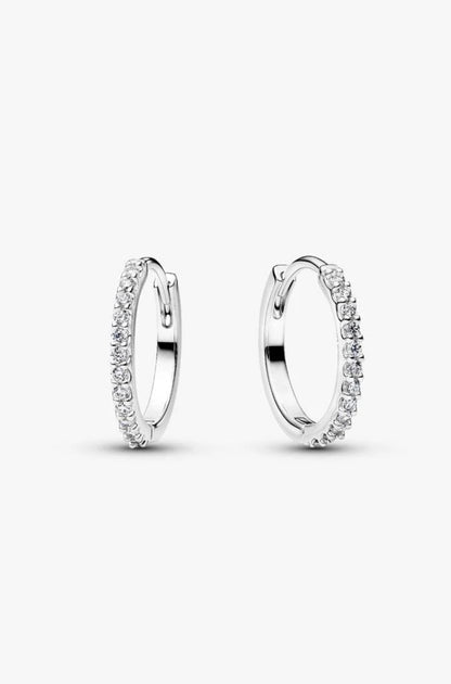 Orecchini Cerchi Pavè Pandora 294649C01
