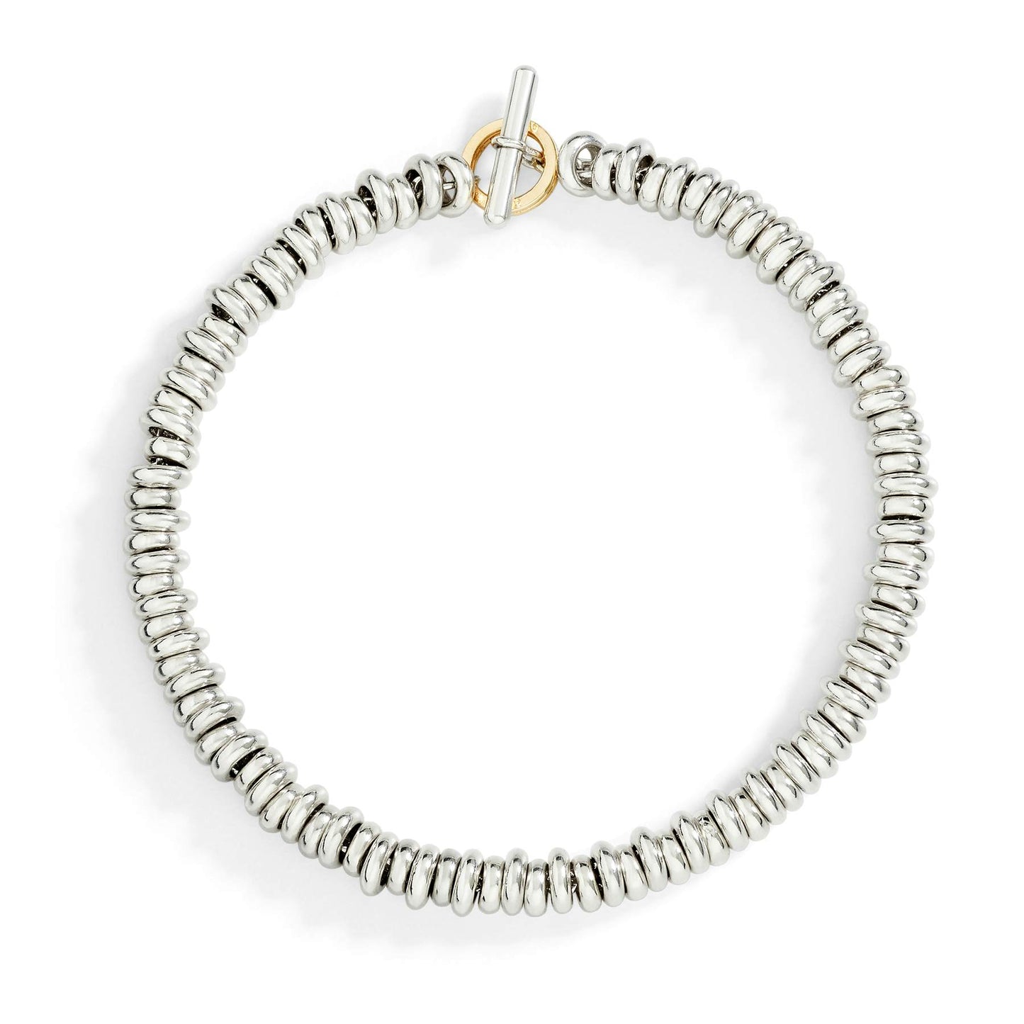 Rondelle Bracelet in Silver and 18 Kt Yellow Gold Dodo DBA600A_RONDE_000OA