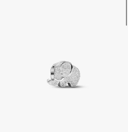 Mini Charm Elefante effetto diamantato Argento Sterling 925 Pandora 794528C00