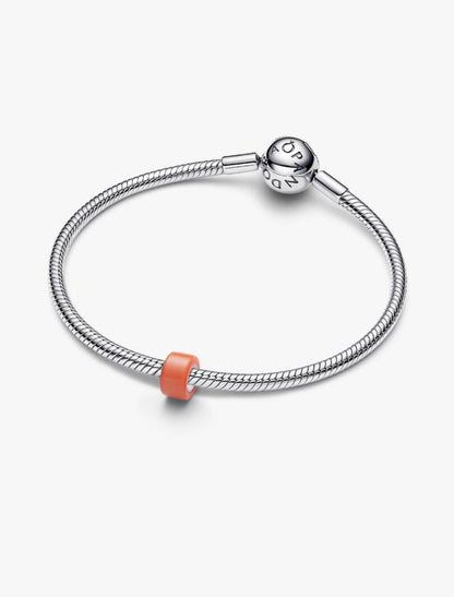 Mini Charm Vetro di Murano Arancione Pandora 794773C04