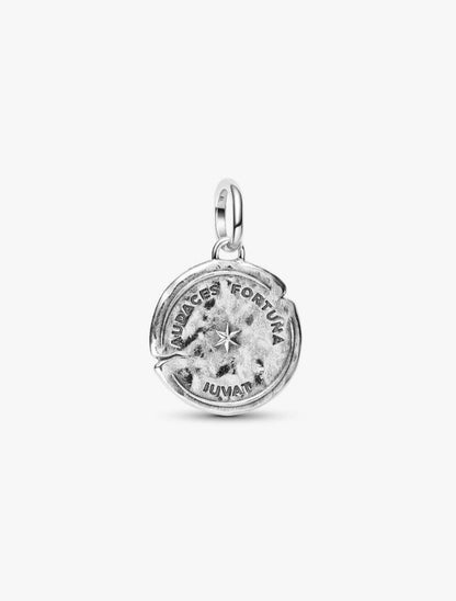 Charm Medallion Delfino "Audaces Fortuna Iuvat" Pandora 794807C01
