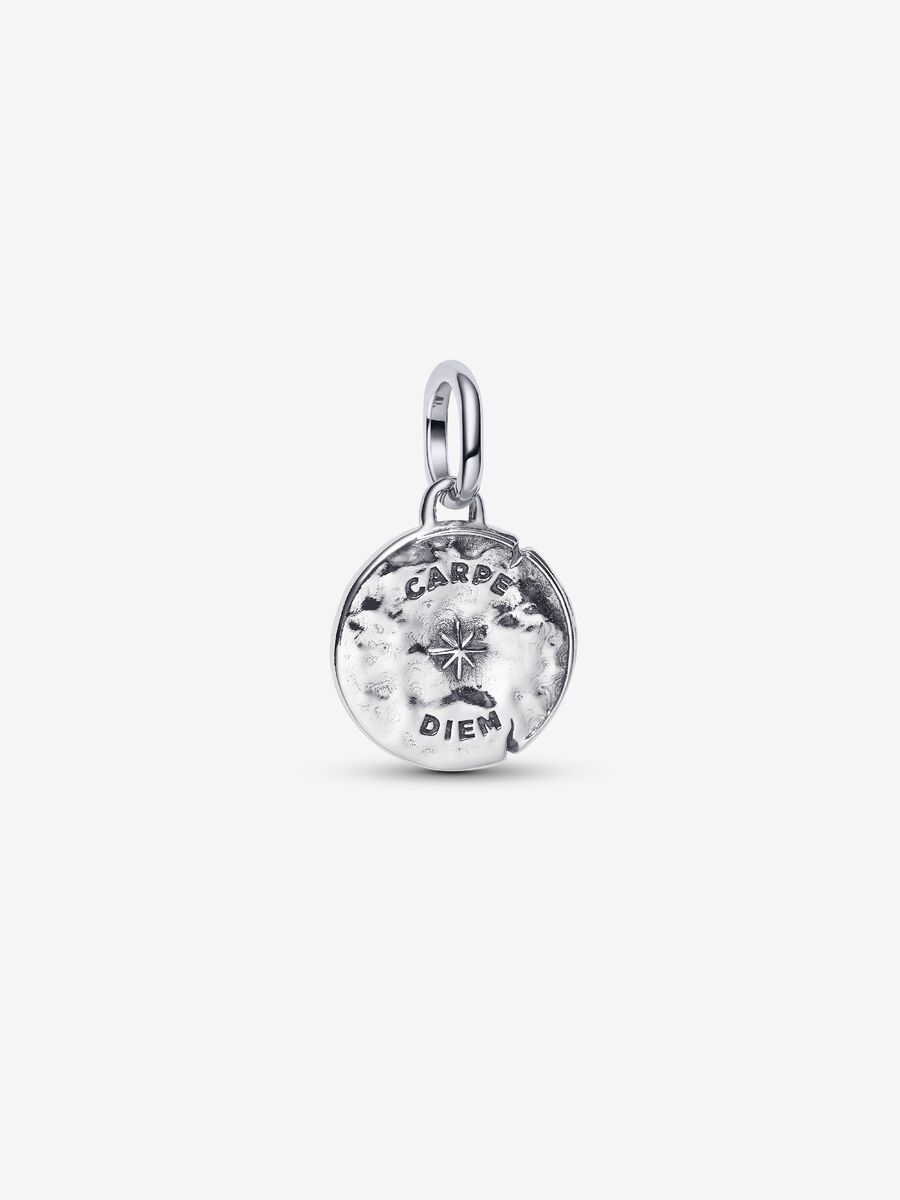 Charm Medallion Teschio "Carpe Diem" Argento Sterling 925 Pandora 794089C01