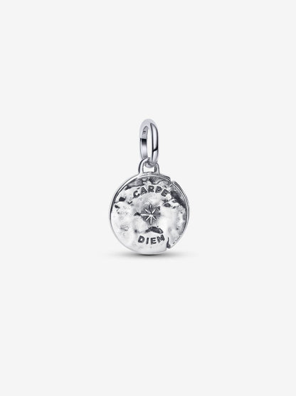 Charm Medallion Teschio "Carpe Diem" Argento Sterling 925 Pandora 794089C01