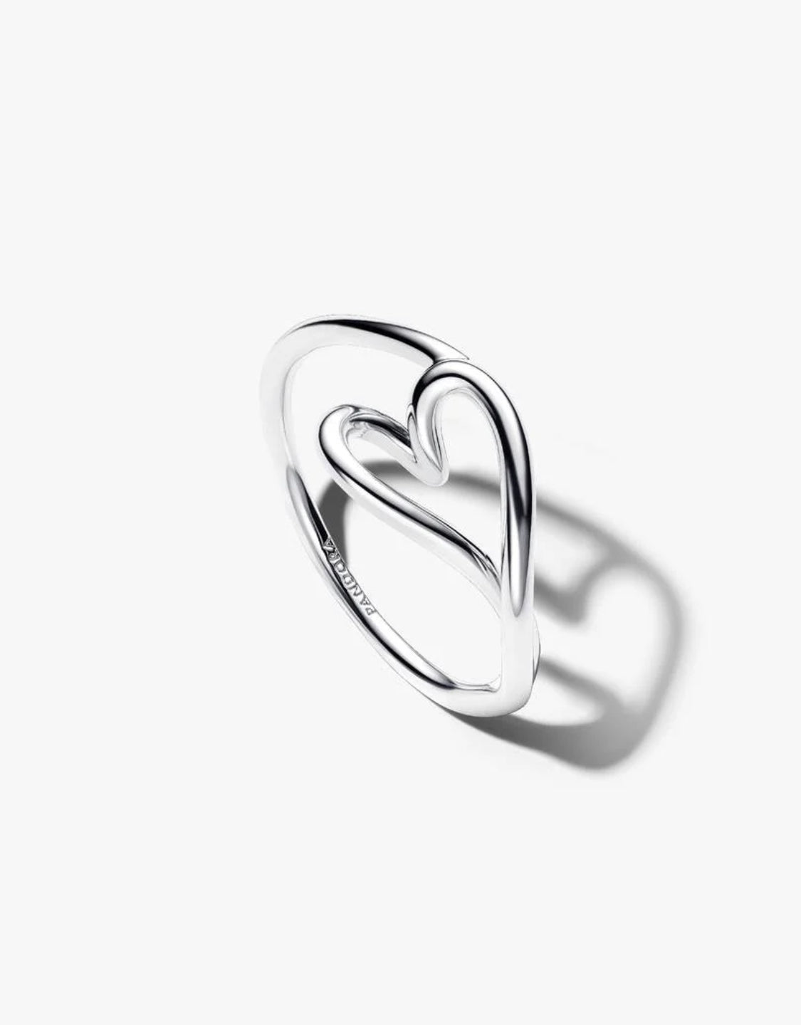 Anello Cuore Piccolo Linea Sinuosa Argento Sterling 925 Pandora 194361C00