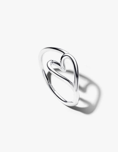 Anello Cuore Piccolo Linea Sinuosa Argento Sterling 925 Pandora 194361C00