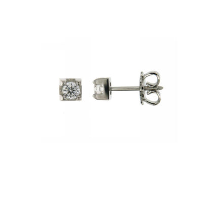 Orecchini Punto Luce con Diamanti Oro Bianco Mirco Visconti HP22/60