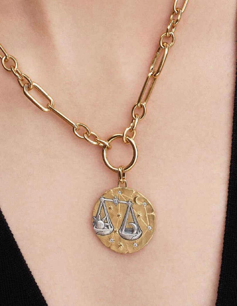 Charm Medallion XL Bilancia "Aequilibrium Animae" Pandora 765006C01
