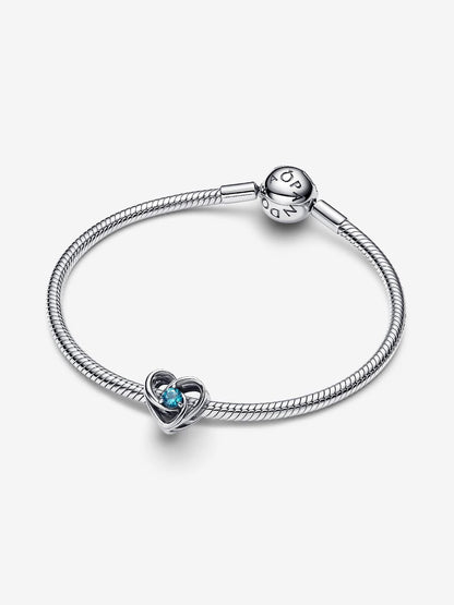 Charm Cuore Eterno Blu Pandora 793744C01