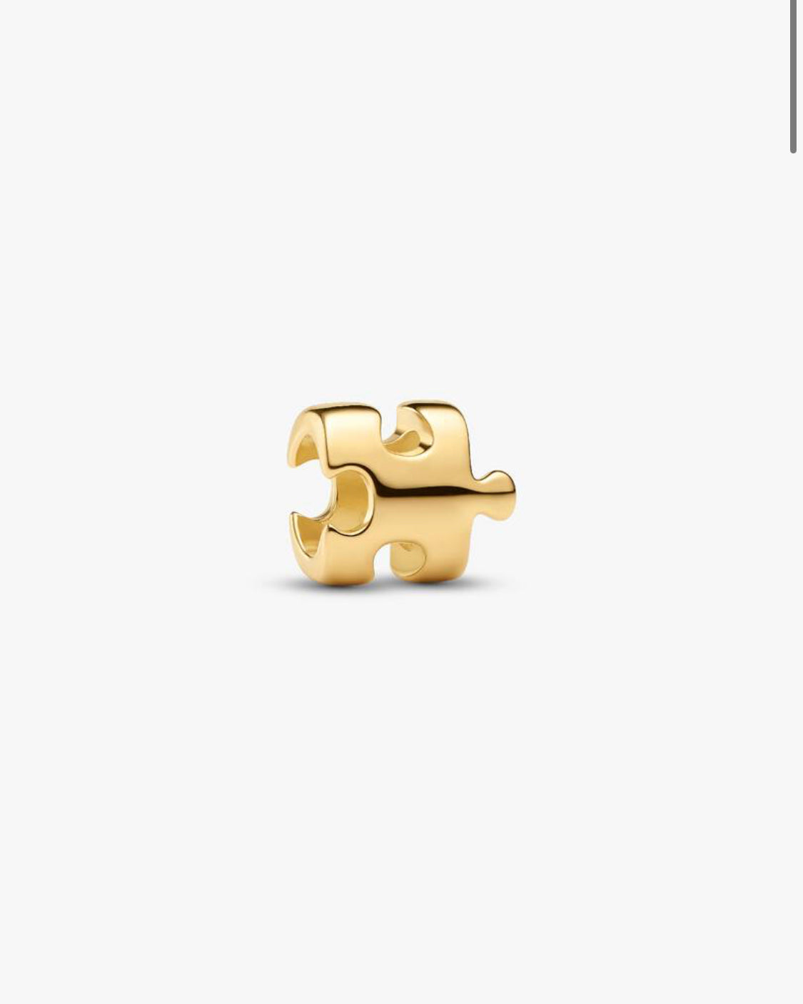 Mini Charm Puzzle Finitura in Oro Pandora 764514C00