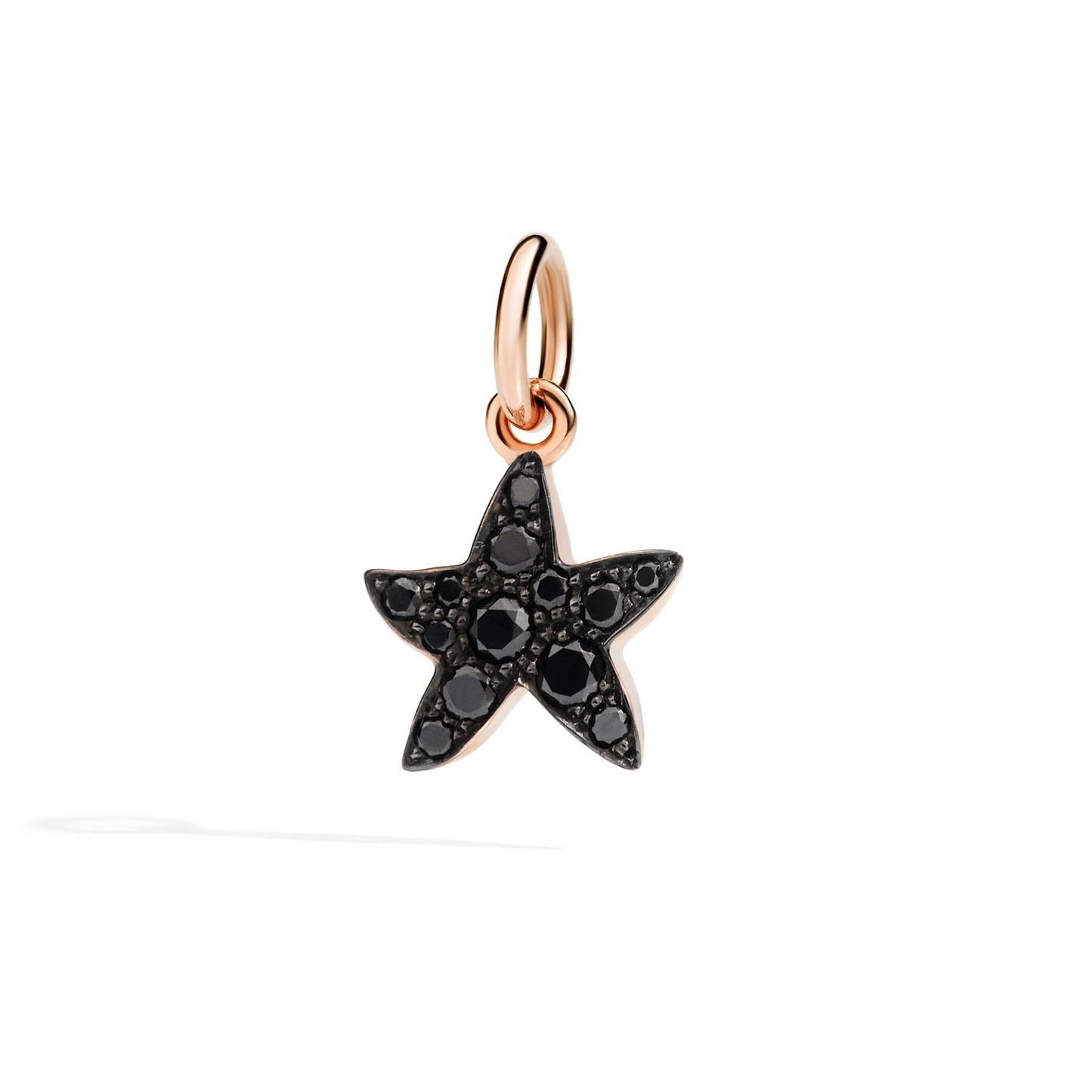 Ciondolo Stellina Oro Rosa e Diamanti Black Dodo DMB5003-STARS-DBK9R