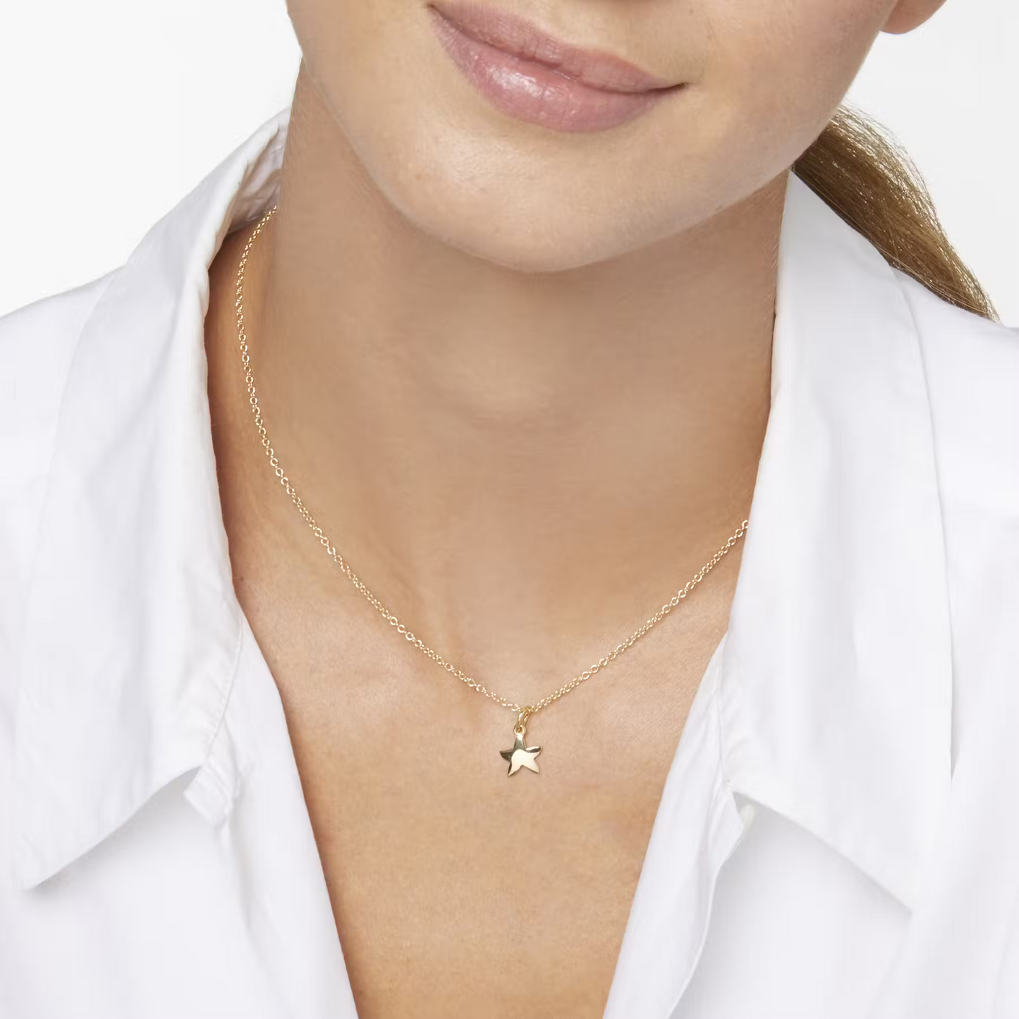 Ciondolo Stellina 1 gr Oro Giallo 18 kt Dodo DM95027-STARS-000OG