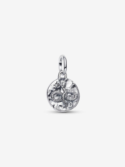 Charm Medallion Serpente "Memento Vivere" Argento Sterling 925 Pandora 793976C01