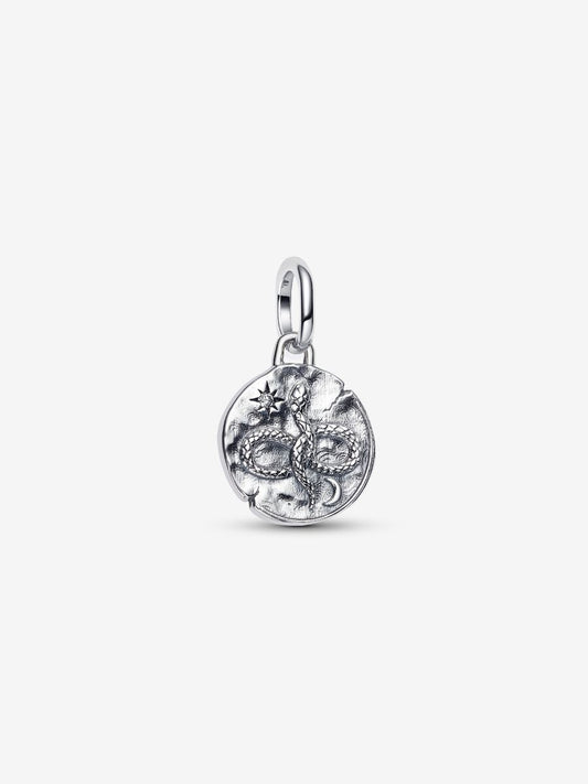 Charm Medallion Serpente "Memento Vivere" Argento Sterling 925 Pandora 793976C01