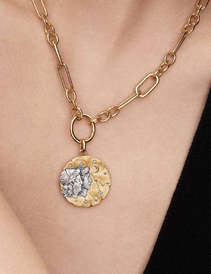 Charm Medallion XL Gemelli "Sapere Aude" Pandora 765002C01