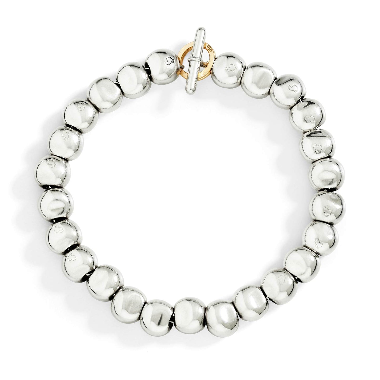 Bracciale Pepita Argento, Oro giallo Dodo DBC6026_PEPIT_0009A
