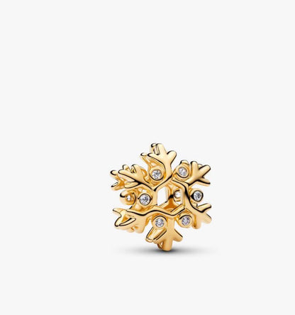 Charm Openwork Fiocco di Neve
Esclusiva Lega Metallica Rifinita in Oro Pandora 764249C01