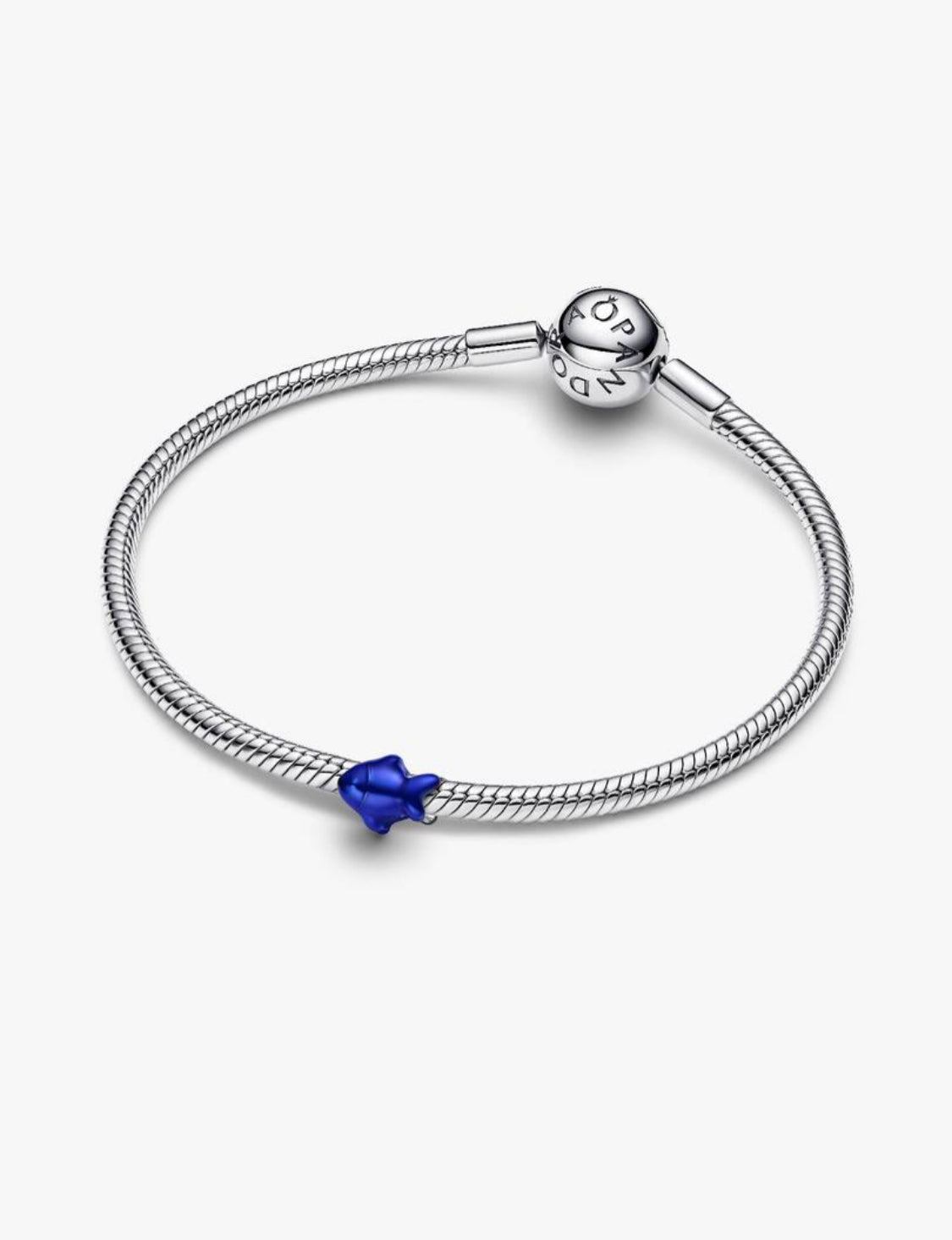 Mini Charm Pesce effetto metallico blu Pandora 794899C01