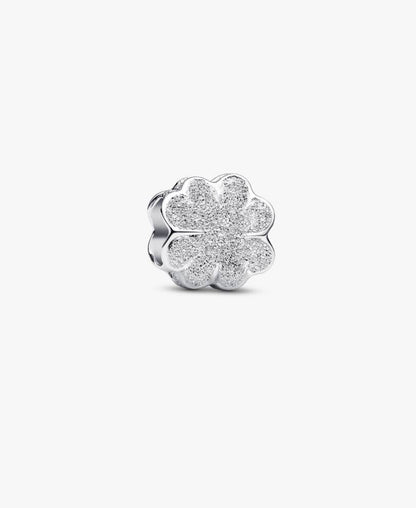 Mini Charm Quadrifoglio effetto diamantato Argento Sterling 925 Pandora 794047C00
