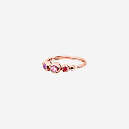 Bollicine Ring 9 Kt Rose Gold Dodo DAC3006_BOLLI_ZRI9R