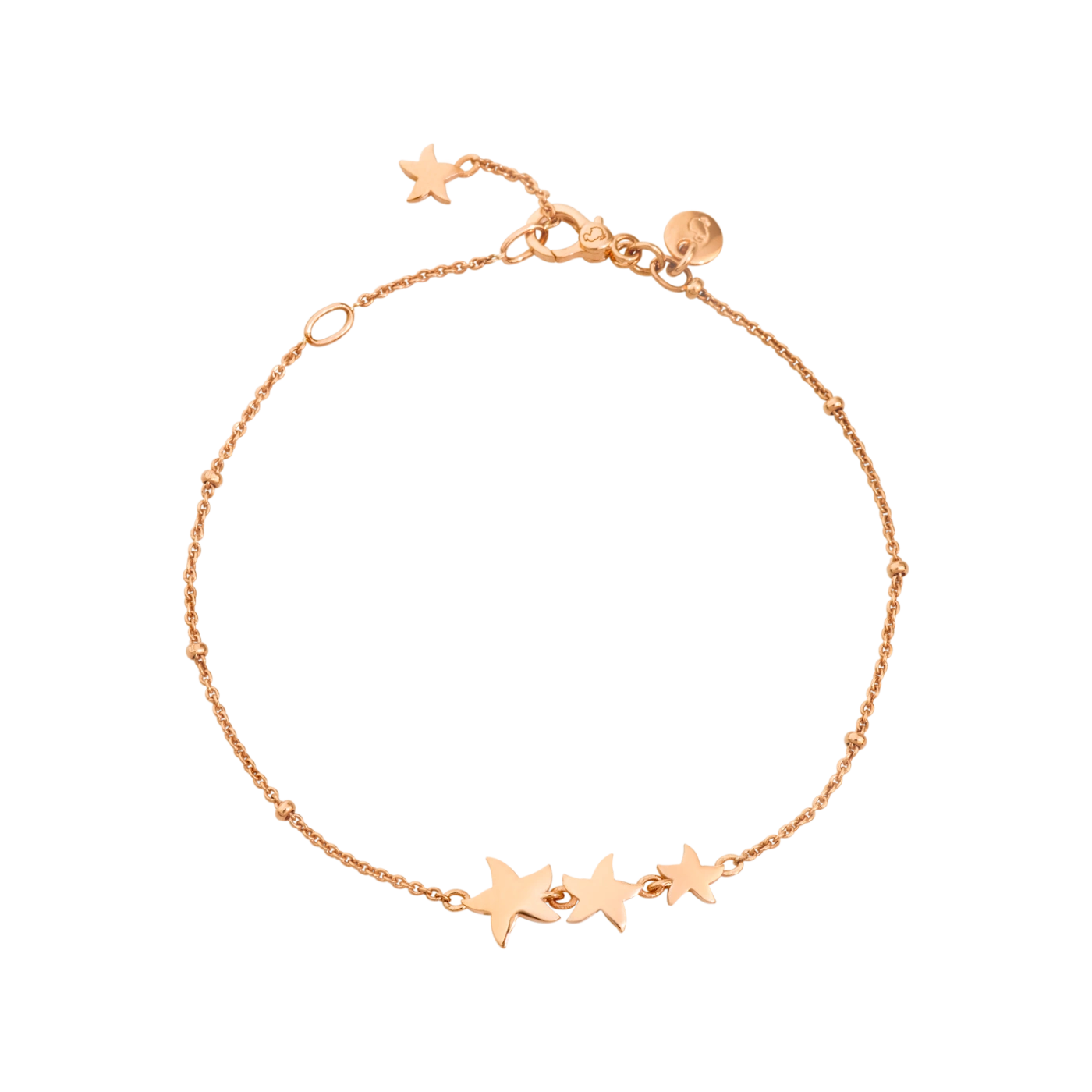 Bracciale Stellina Oro Rosa 9 kt Dodo DBC1005_STAR4_0009R