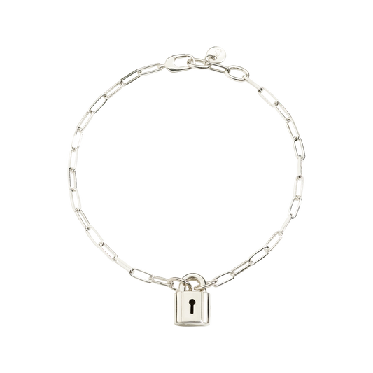 Dodo Silver Padlock Bracelet DBC2002_LOCKS_000AG