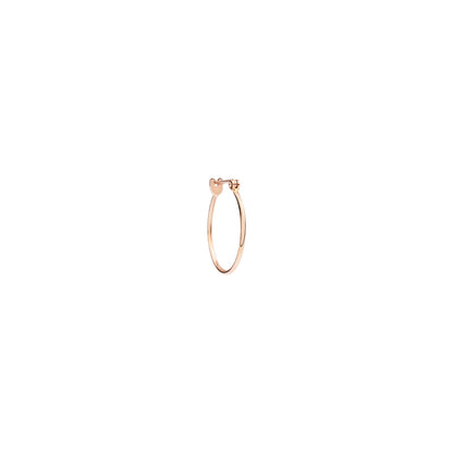 Orecchino Hoop Essentials Oro Rosa 9 Kt Modello Piccolo Dodo DHA6001_HOOPS_0009R