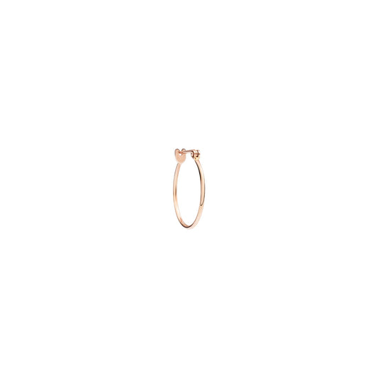 Hoop Essentials 9 Kt Rose Gold Earring Small Dodo Model DHA6001_HOOPS_0009R