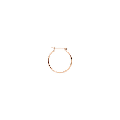 Hoop Essentials 9 Kt Rose Gold Earring Small Dodo Model DHA6001_HOOPS_0009R