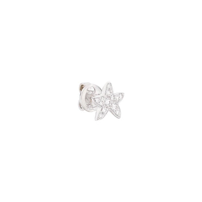 Precious Star Earring in 18kt White Gold and White Diamonds Dodo DHB9001_STARS_DB0OB