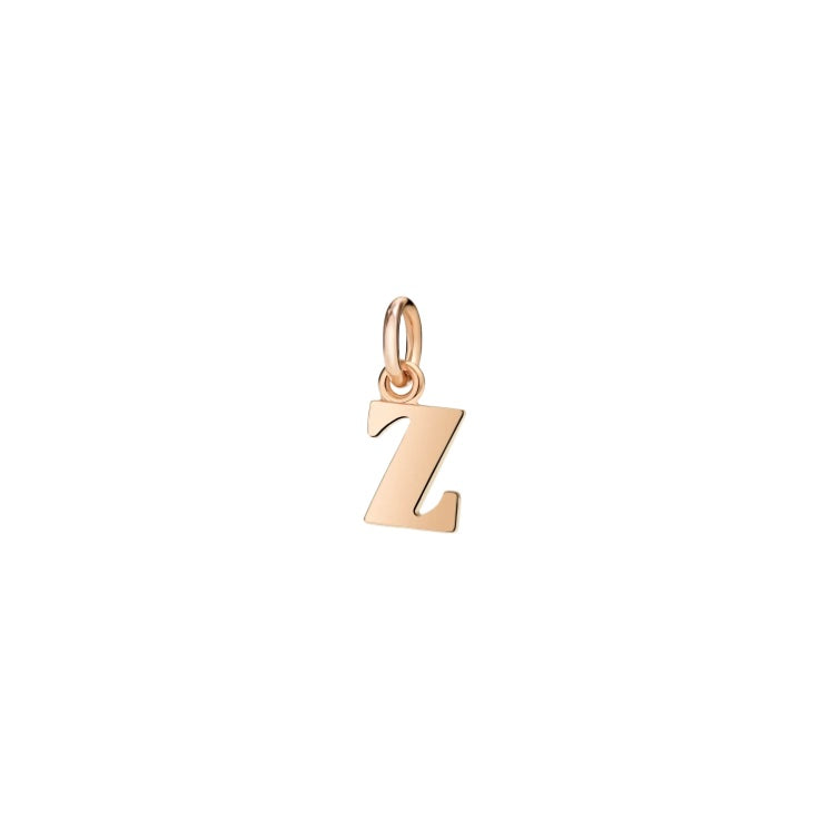 Large Letter Z Pendant in 9 Kt Rose Gold Dodo DMB2029_LETZL_0009R