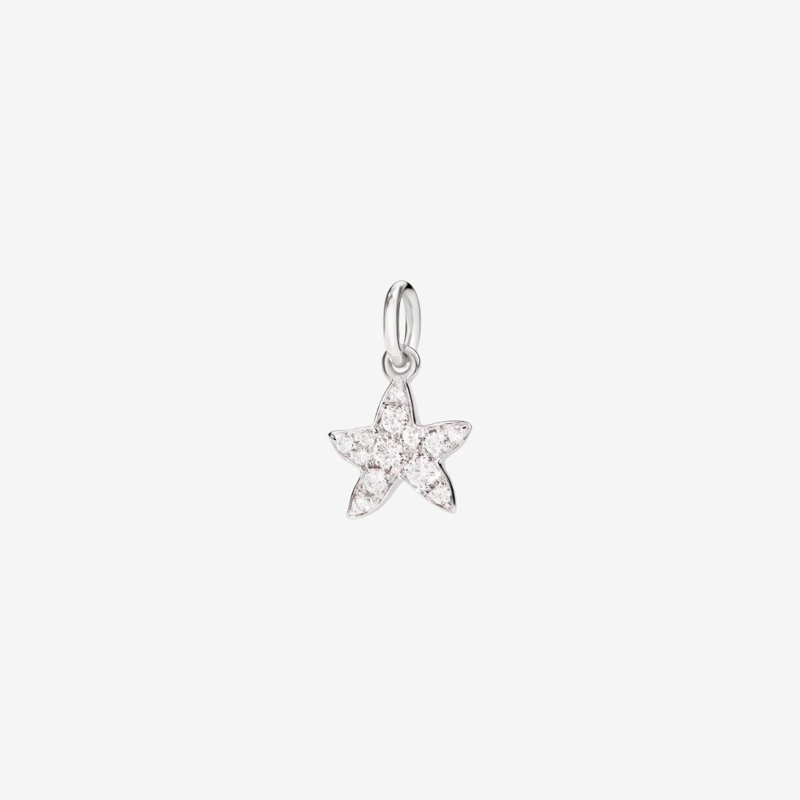 Precious Star Pendant in 18K White Gold and White Diamonds Dodo DMB5003_STARS_DB0OB