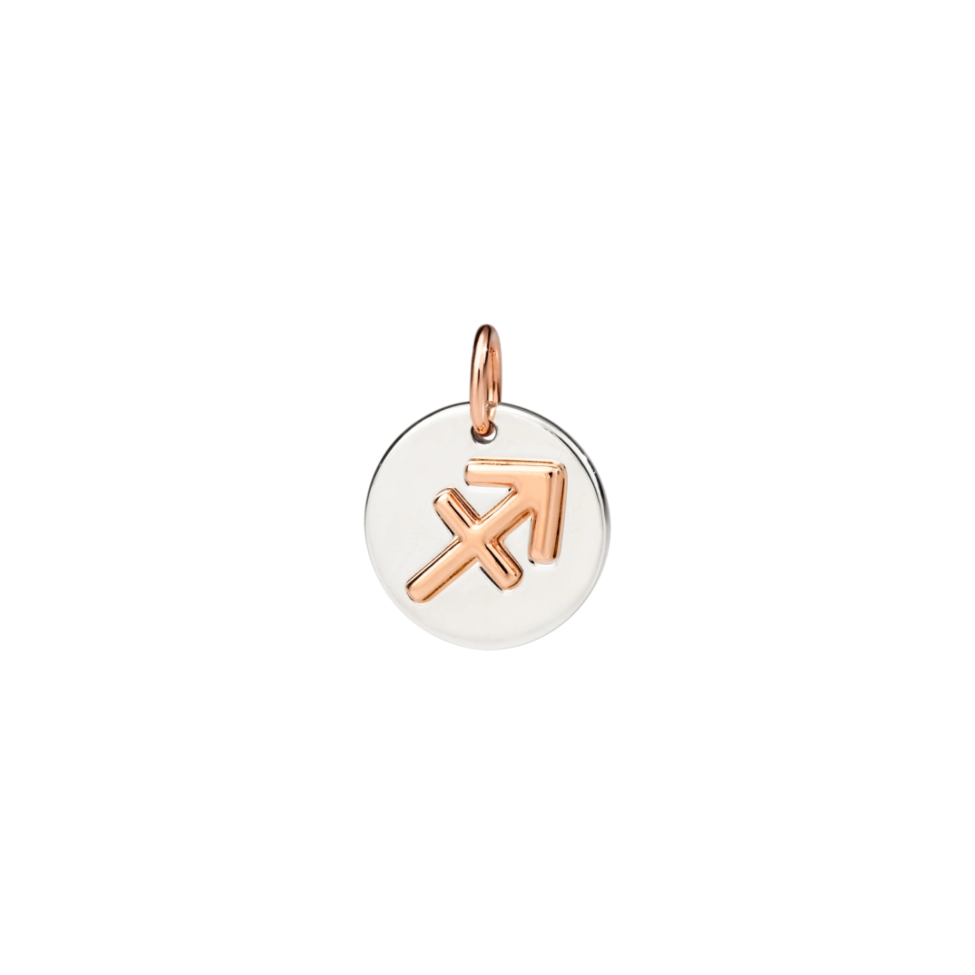 Zodiac Sagittarius Pendant Silver Rose Gold 9 kt Dodo DMC2004_ZODSA_0009A