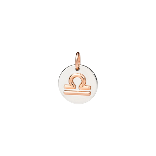 Zodiac Pendant Libra Silver Rose Gold 9 kt Dodo DMC2006_ZODBI_0009A