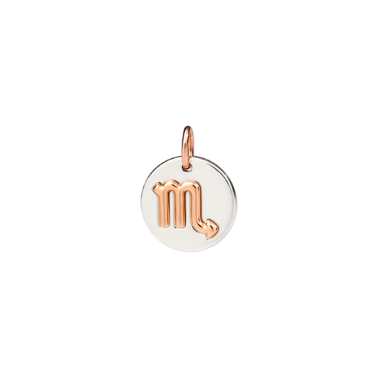 Zodiac Scorpio Pendant Silver Rose Gold 9 kt Dodo DMC2011_ZODSC_0009A