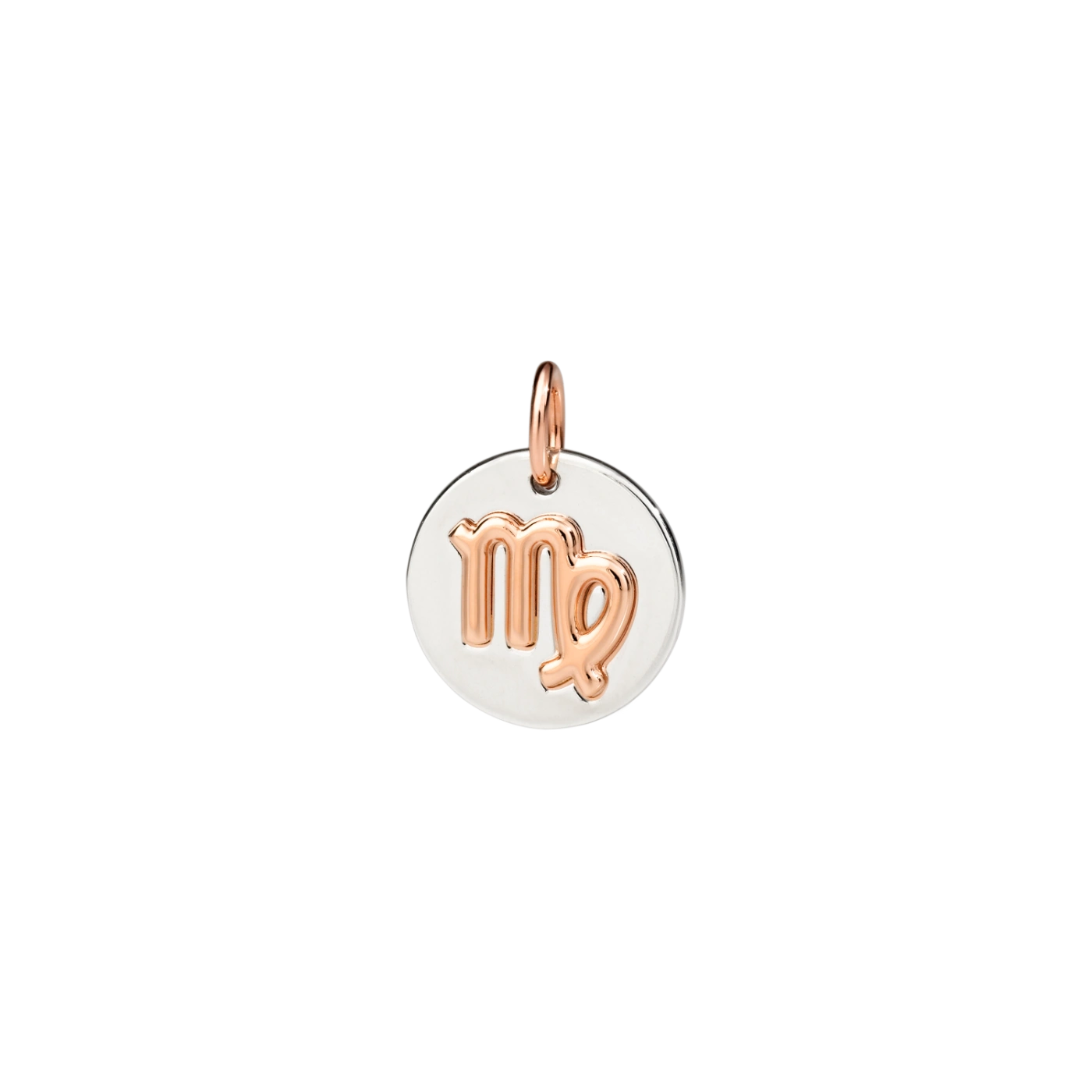 Zodiac Virgo Pendant Silver Rose Gold 9 kt Dodo DMC2014_ZODVE_0009A