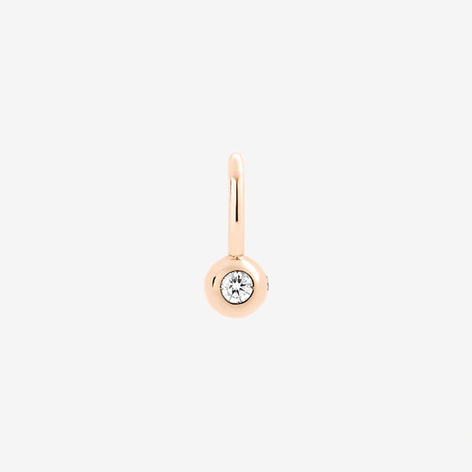 Bubbles Pendant 9 kt Rose Gold White Diamond Dodo DMC4001_BOLLI_DB09R