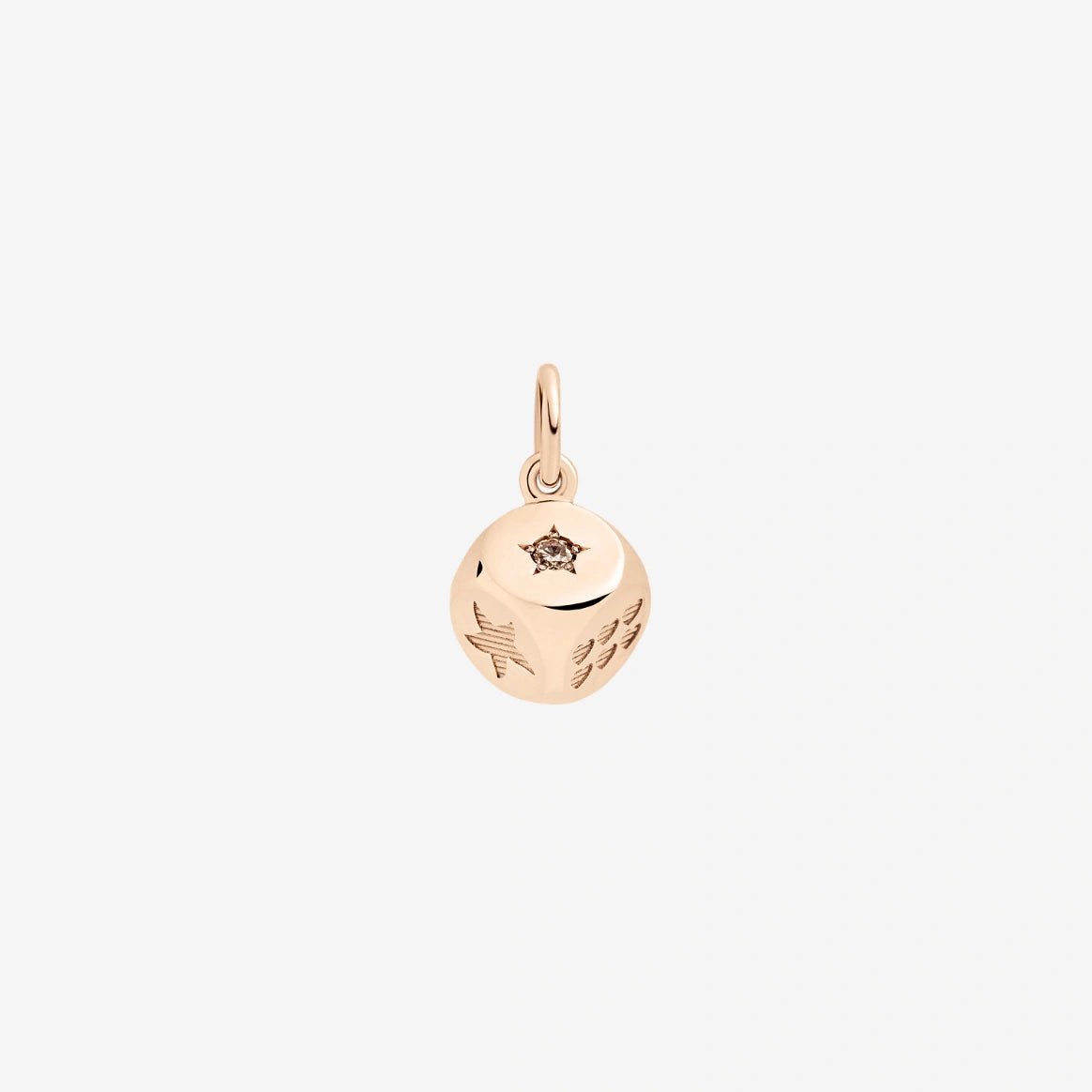 Dodo 9 kt Rose Gold Nut Pendant DMC4003_DICES_BR09R