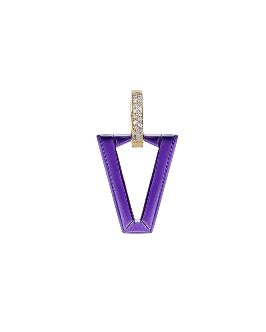 Mono Orecchino Uali Metallic Violet Valentina Ferragni DVF-OR LU11