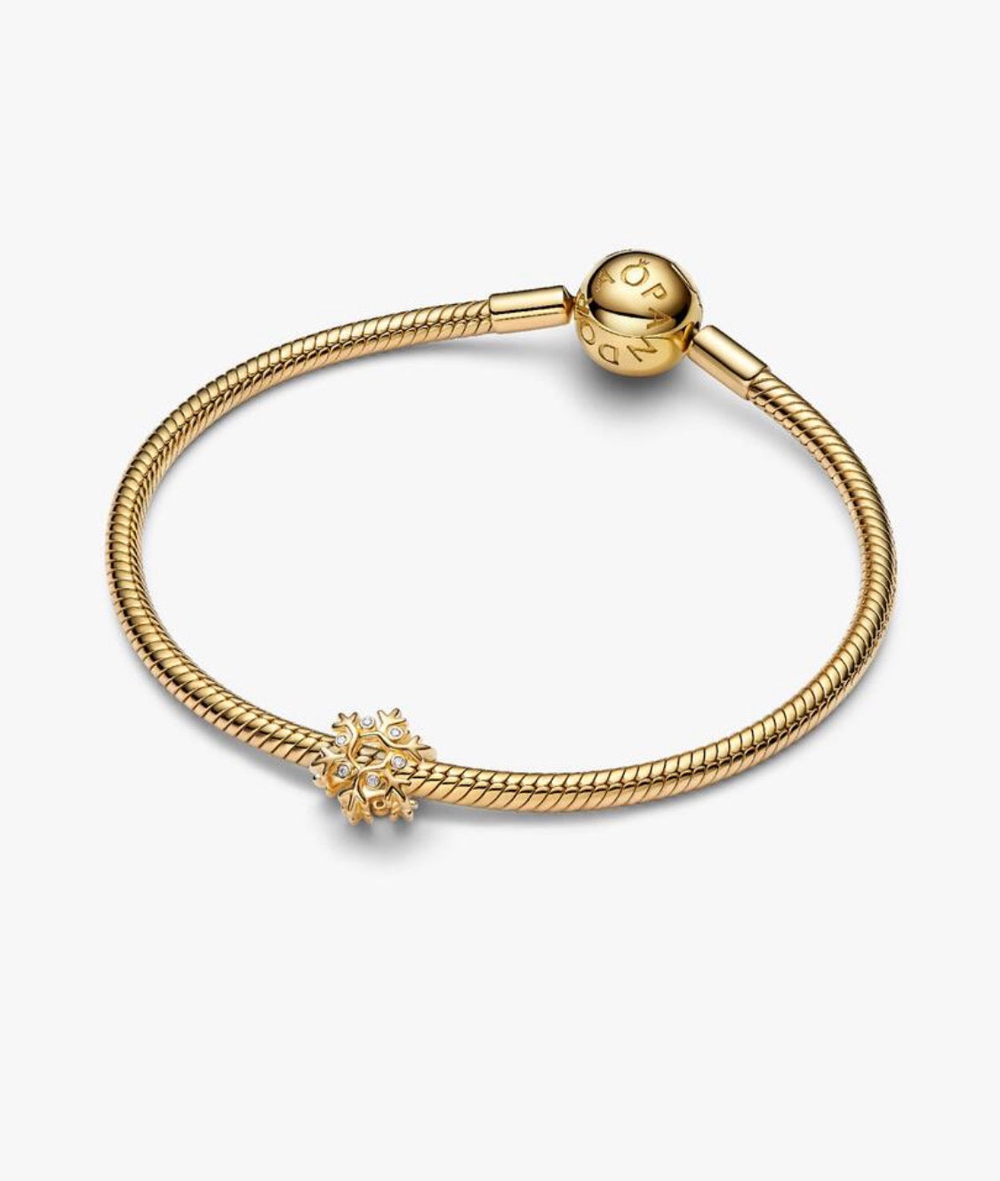 Charm Openwork Fiocco di Neve
Esclusiva Lega Metallica Rifinita in Oro Pandora 764249C01