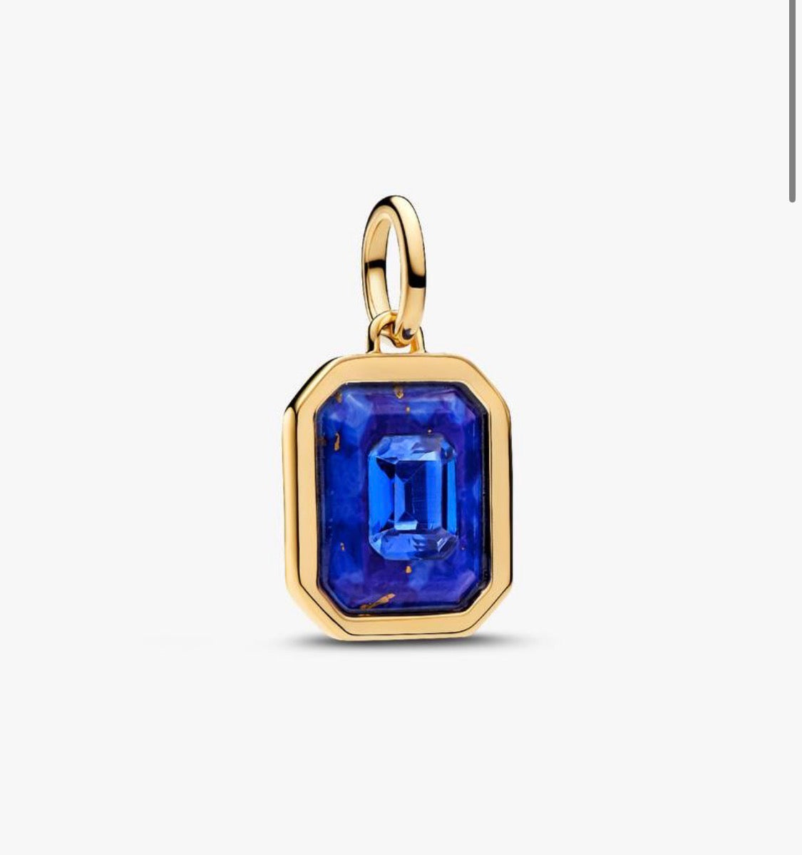 Charm Pendente Pietra Esagonale Blu Pandora 765035C01