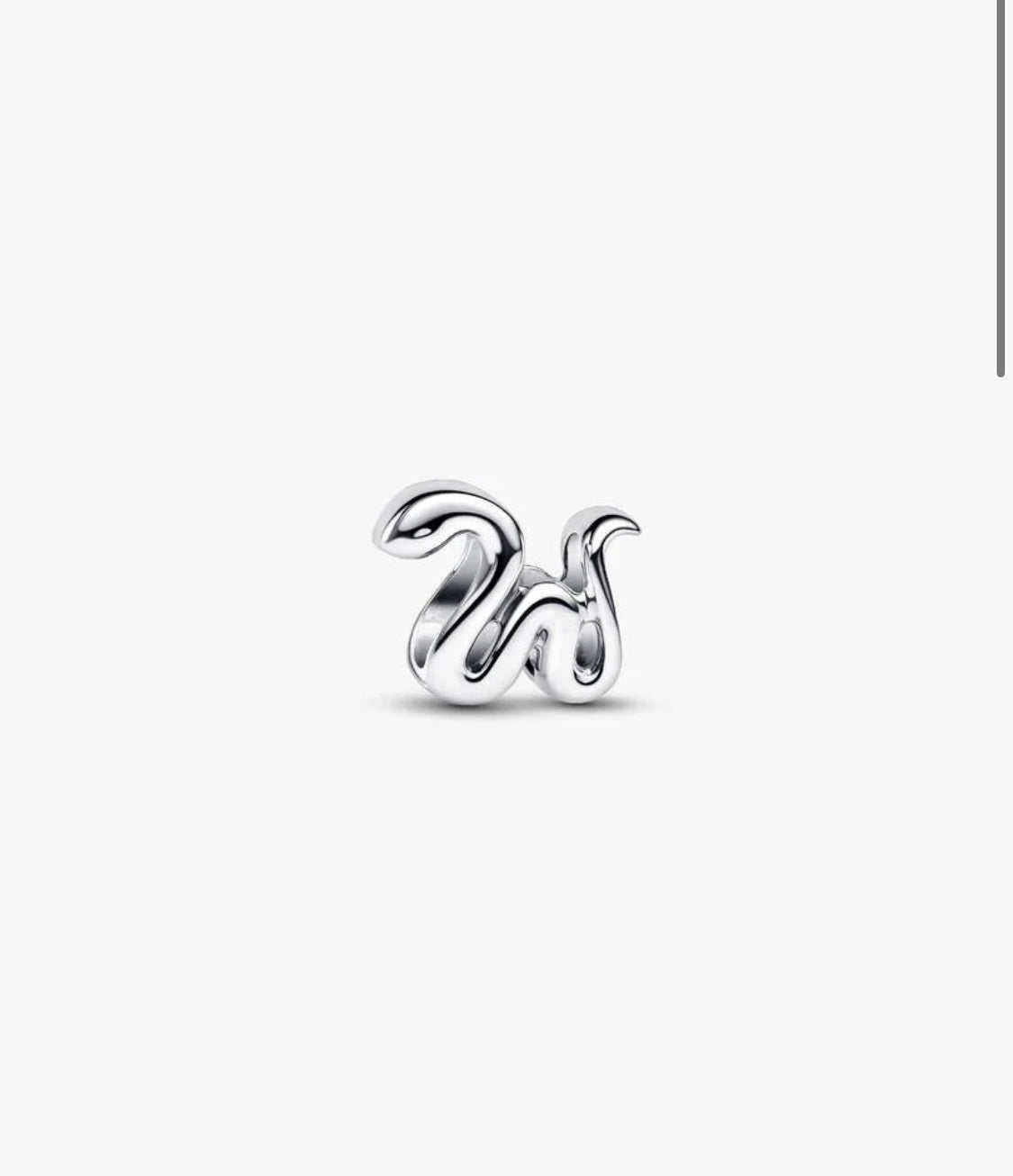 Mini Charm Serpente Argento Sterling 925 Pandora 794520C00