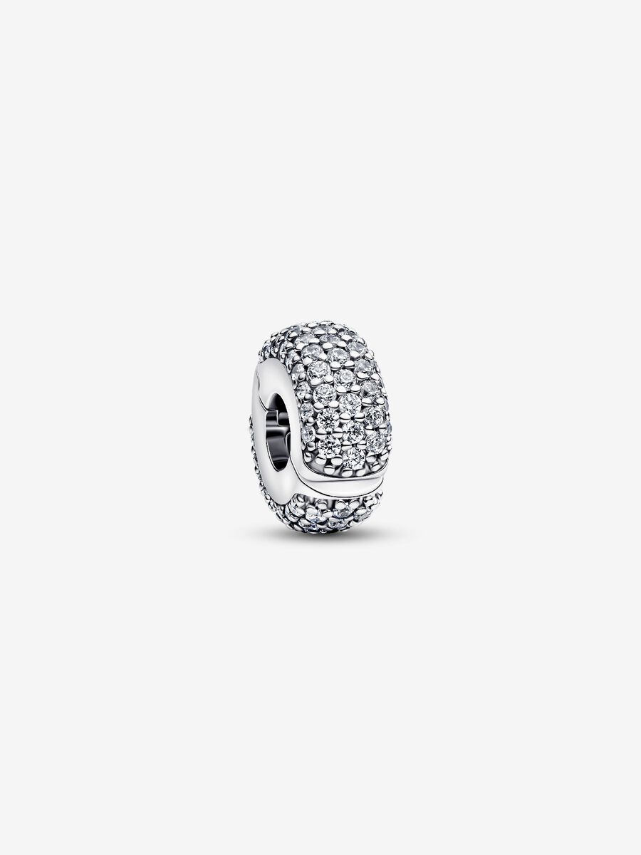 Clip Pavè Fascia Tripla Argento Sterling 925 Pandora 794032C01