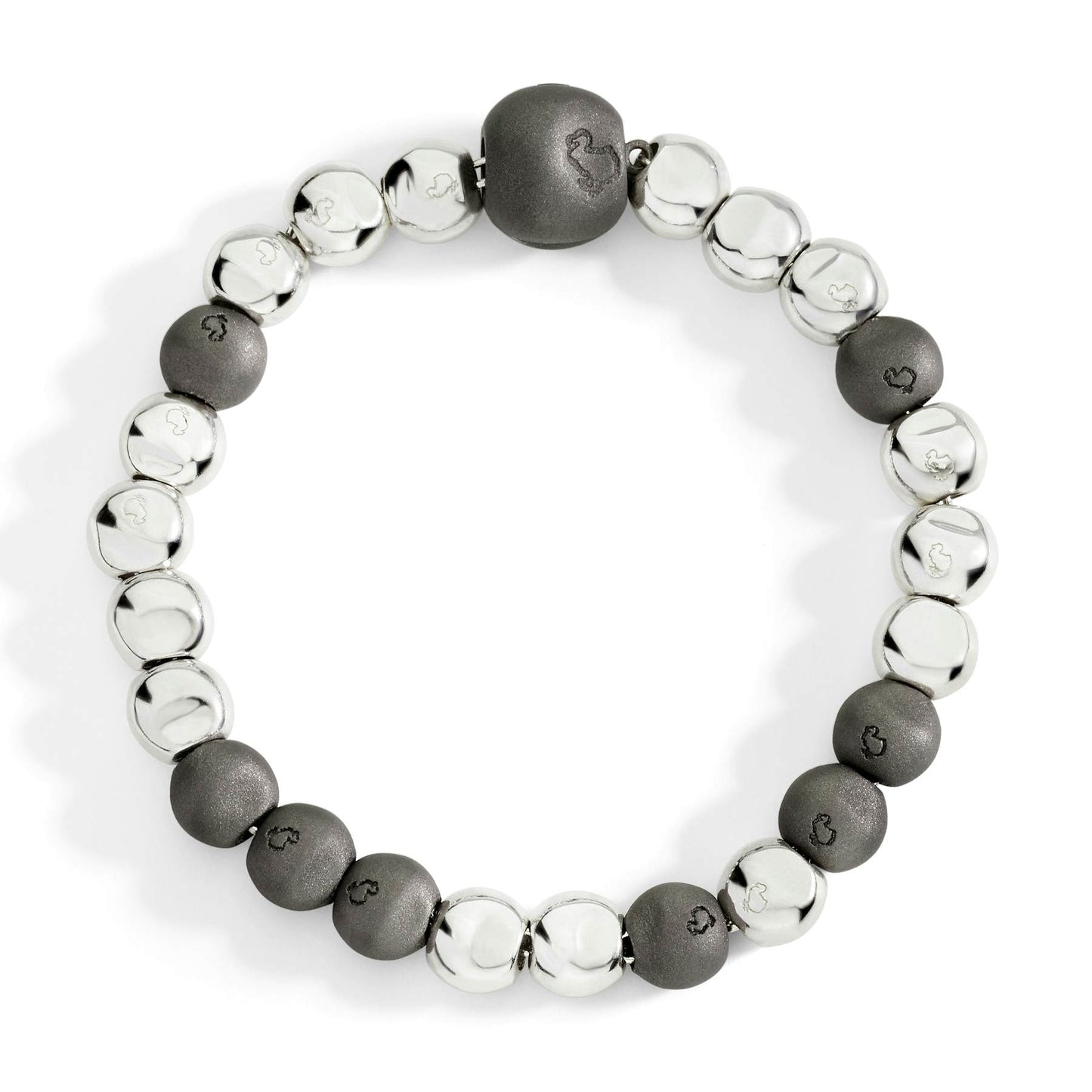 Bracciale Pepita Argento e Titanio Dodo DBC5006-PEPIT-0AGTI