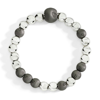 Bracciale Pepita Argento e Titanio Dodo DBC5006-PEPIT-0AGTI